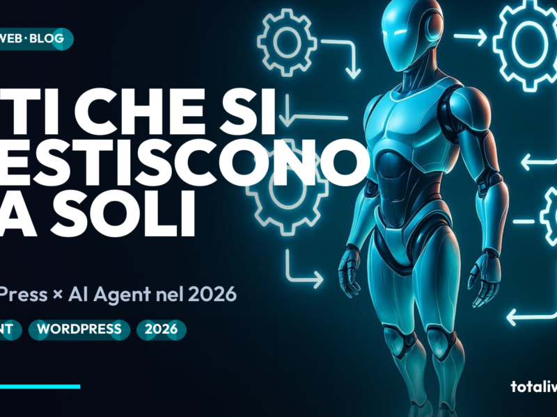 WordPress + AI Agent nel 2026: I Siti che Si Gestiscono da Soli