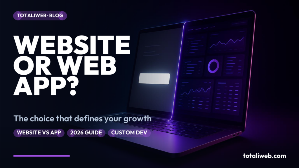 Web Apps vs. Websites in 2026: Which One Actually Grows Your Business?