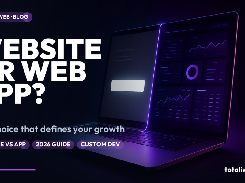 Web Apps vs. Websites in 2026: Which One Actually Grows Your Business?
