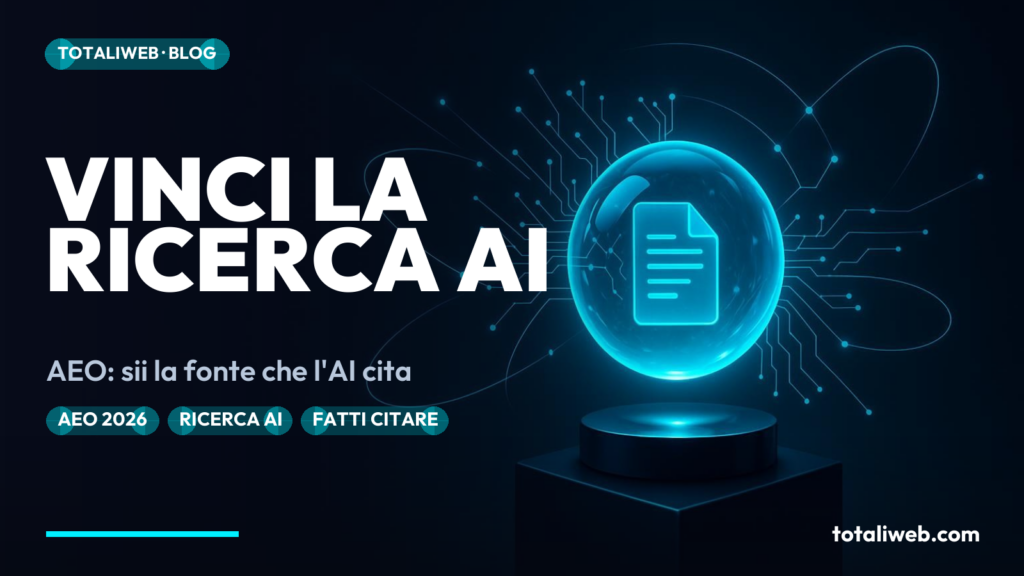 AEO nel 2026: Come Far Citare la Tua Azienda dai Motori AI