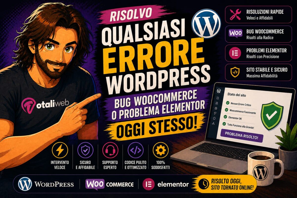 Assistenza e risoluzione problemi WordPress