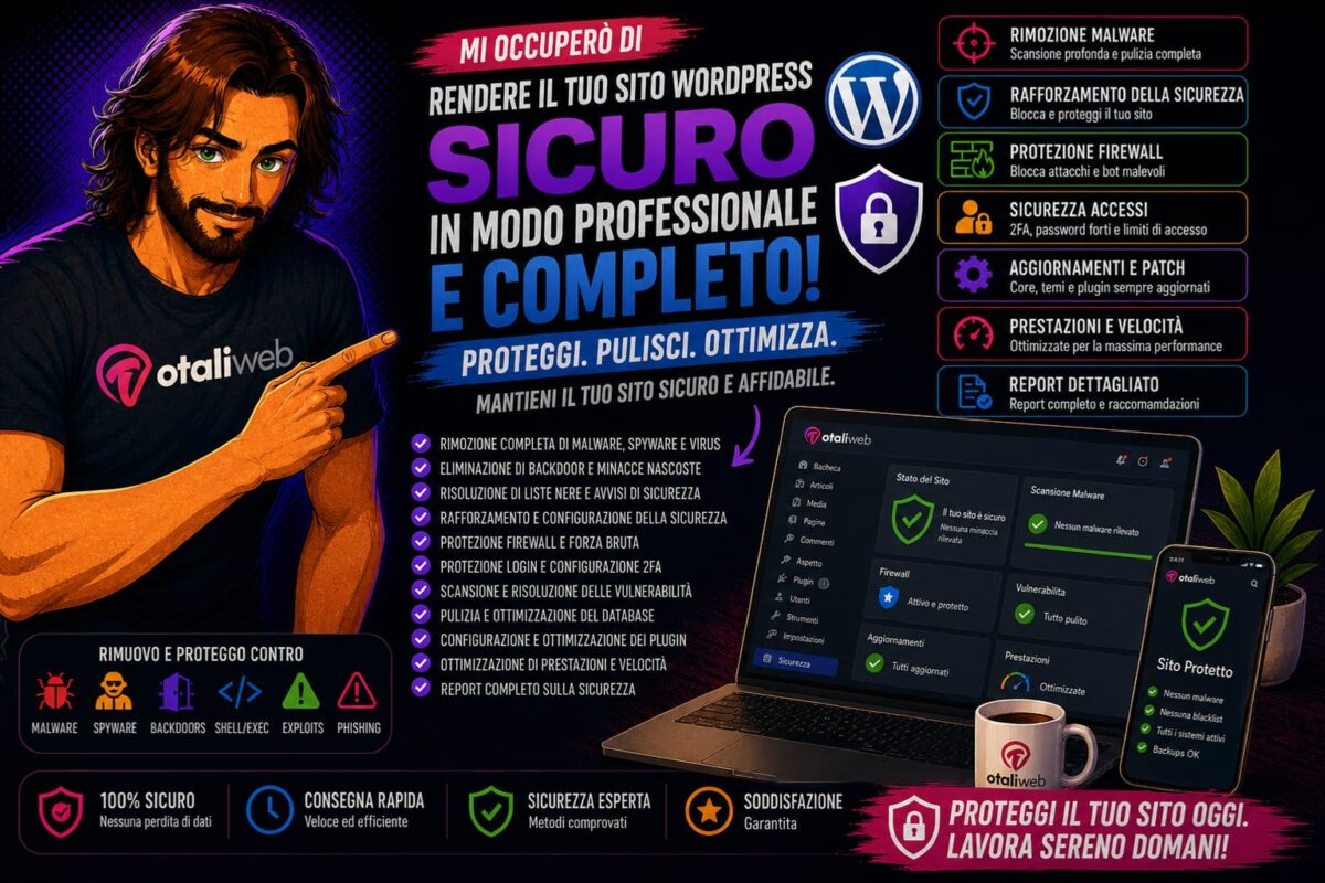 Ottimizzazione e configurazione sicurezza