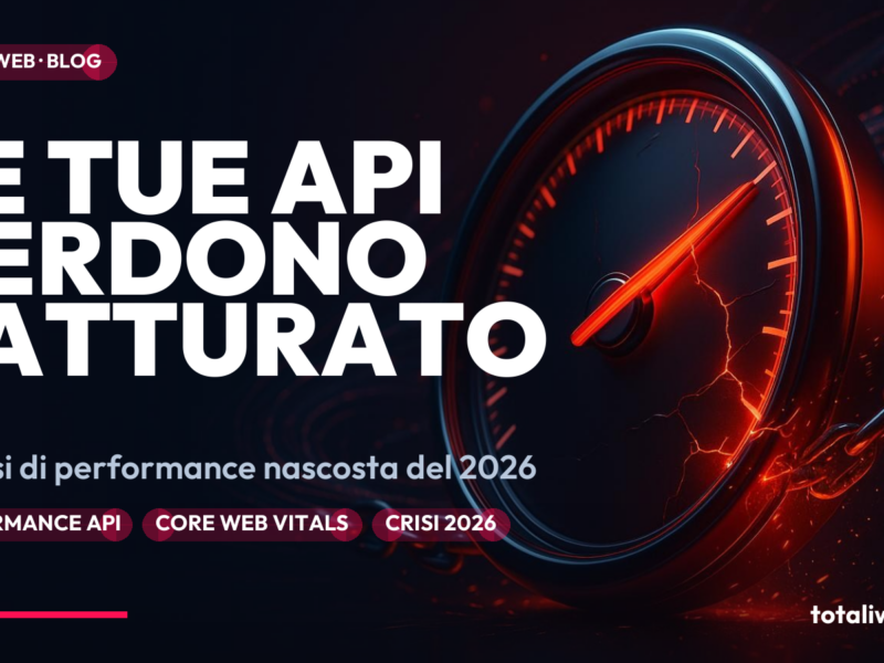 La Perdita di Fatturato Silenziosa: Come le API Lente Stanno Distruggendo la Tua Web App nel 2026