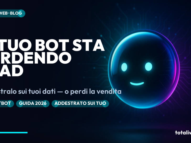 AI Chatbot nel 2026: Perché il Tuo Sito Ha Bisogno di un Agente Addestrato, Non di uno Script