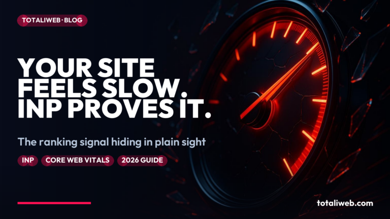 INP in 2026: The Core Web Vital Quietly Wrecking Your Rankings