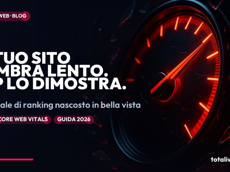 INP nel 2026: Il Core Web Vital che Sta Silenziosamente Penalizzando il Tuo Sito
