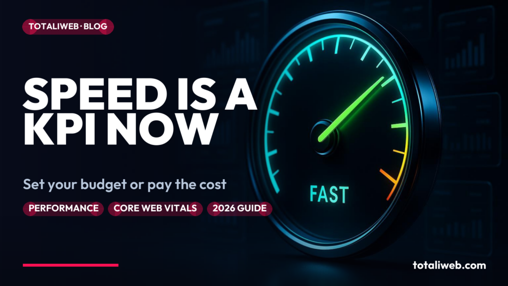 Web Performance Budgets in 2026: The New KPI Every Site Needs